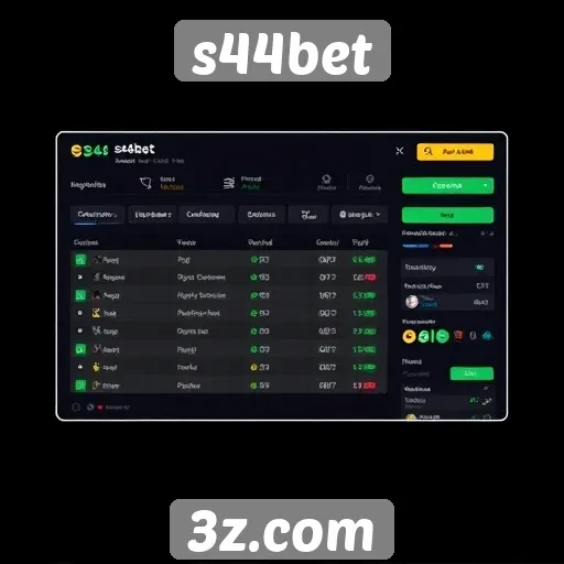 Análise da interface do usuário do site s44bet